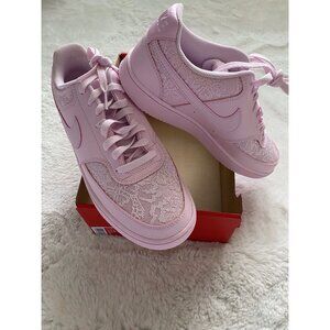 Nike Court Vision Low Pink Lace Foam HJ5846-600 Viral Women’s Sz 10.5